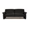 Black Leather Lucca 3-Seater Sofa by Willi Schillig 1