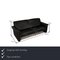 Black Leather Lucca 3-Seater Sofa by Willi Schillig 2