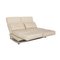 Cream Leather 2-Seater Sofa with Relax Function from Brühl Moule 3