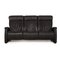 Anthracite Leather 3-Seater Sofa from Himolla 1