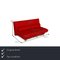 Red Fabric Quint 2-Seater Sofa with Sleeping Function from Brühl 2