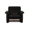 Black Leather Lucca Armchair from Willi Schillig, Image 10