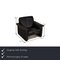 Black Leather Lucca Armchair from Willi Schillig 2
