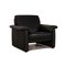 Black Leather Lucca Armchair from Willi Schillig, Image 1