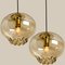 Smoked Golden & Brown Pendant Lights by Peill & Putzler, 1960s, Set of 2, Image 8