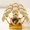 Venini Style Murano Glass & Gilt Brass Sconces, 1960s, Set of 2, Image 10