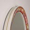 Lackierter ovaler Keramik Spiegel von Capodimonte 7