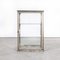 19th Century French Glass and Chrome Shelved Shop Display Cabinet 1