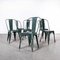 Model A Dining Outdoor Chairs from Tolix, 1950s, Set of 6, Image 1