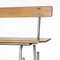 French School Bench with Back from Mullca, 1960s, Image 3