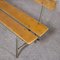 French School Bench with Back from Mullca, 1960s 7