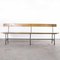 French School Bench with Back from Mullca, 1960s, Image 1