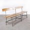 French School Bench with Back from Mullca, 1960s 4