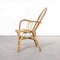 French Rattan Hooped Back Armchair, 1960s 5