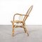 French Rattan Hooped Back Armchair, 1960s, Image 5