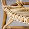 French Rattan Hooped Back Armchair, 1960s 4