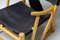 Black Leather Hoop Chair G23 by Piero Palange & Werther Toffoloni for Germa 5