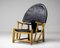 Black Leather Hoop Chair G23 by Piero Palange & Werther Toffoloni for Germa 15