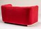 Red Velvet Sofa by Ole Wanscher 4