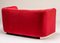 Red Velvet Sofa by Ole Wanscher, Image 4