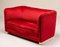 Red Velvet Sofa by Ole Wanscher 3