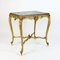 Louis XV Gilded Salon Table with Scagliola Top, France, 1860s 4