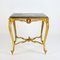 Louis XV Gilded Salon Table with Scagliola Top, France, 1860s 6
