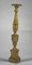 Italian Gold and Silver Lacquered Wooden Candlestick, Late 1700s, Image 4
