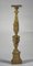 Italian Gold and Silver Lacquered Wooden Candlestick, Late 1700s 3
