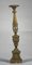 Italian Gold and Silver Lacquered Wooden Candlestick, Late 1700s, Image 7