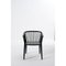 Black & White Matt Lacquer Secreto Little Armchairs by Colé Italia, Set of 2 13