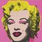 Marilyn Monroe, tarjeta de invitación, serigrafía después de Andy Warhol, 1981, Imagen 1