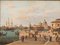 View of Riva Degli Schiavoni, Oil Paint on Canvas, Late 18th-Century, Framed 2