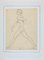Georges-Henri Tribout, Standing Nude, Original Pencil Drawing, 1950s, Image 1