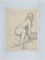 Georges-Henri Tribout, Reclined Nude, Original Pencil Drawing, 1950s 2