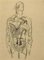 Man Machine, Original Pencil Drawing, Early 20th-Century, Image 1