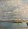 Henry Maurice, Paysage du Nord de la France, anni '30, olio su tela, con cornice, Immagine 8