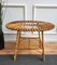 Italian Bohemian Bamboo & Rattan Accent Table, 1960s 4