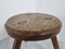 Primitive Wooden Stool, 1950s, Image 5