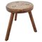 Tabouret Primitif en Bois, 1950s 1