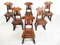 Vintage Brutalist Dining Chairs, 1960s, Set of 6 5