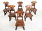 Vintage Brutalist Dining Chairs, 1960s, Set of 6, Image 5