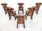 Vintage Brutalist Dining Chairs, 1960s, Set of 6 9
