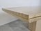 Vintage Travertine Dining Table, 1970s, Image 9