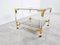 Acrylic Glass and Brass Coffee Table by Charles Hollis Jones, 1970s 2
