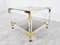 Acrylic Glass and Brass Coffee Table by Charles Hollis Jones, 1970s 7