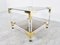 Acrylic Glass and Brass Coffee Table by Charles Hollis Jones, 1970s, Image 7