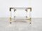 Acrylic Glass and Brass Coffee Table by Charles Hollis Jones, 1970s 4