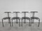 Postmodern Dining Chairs, 1980s, Set of 4, Image 3