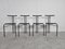 Postmodern Dining Chairs, 1980s, Set of 4 4